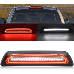 NJSBYL Tundra LED High Mount Stop Lamp for 2007-2021 Toyota Tundra Red LED 3rd Brake Light Xenon White LED Reverse Lights Cab Roof Cargo Lamps Lights Red Lens OEM#815710C050
