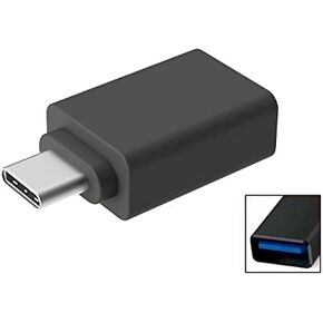USB-C to USB-A Adapter for MacBook, PC, Android, iPhone, Receivers Dongles, Keyboards, Mouse, Webcams, Camera Picture Transfer, Portable Hard Drives, Printers, Speakers, Headsets & More (3-Pack)