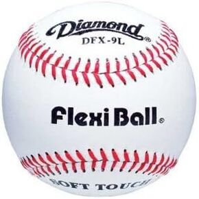 Diamond Sports DFX-9L Flexiball Leather Soft Touch Baseball (Sold by the DZ.)