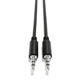 Audio AUX Extension Cables Leads - Stereo Mini Jack TRS 3.5mm 1/8" [Nickel Plated | Male to Female | 90 cm - 35.43"]