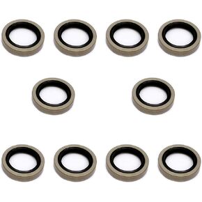 FKG Trailer Hub Wheel Grease Seal 12192TB 1.249'' x 1.983'' x 0.250'', Set of 10