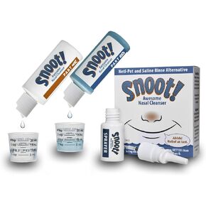 Cleanser Regular (MILD) Formula Nasal Irrigation Kit - Drug-Free Nasal Cleanser - TSA-Compliant