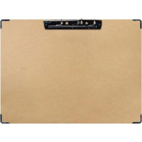 11x17 Clipboard with Hardware Corner Guard Landscape Extra Large Clipboard Hardboard with 8 Inch Jumbo Lever Clip Clipboards 11x17 Log Color 1 Pack