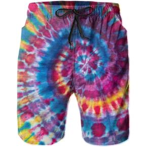 Aeoiba Mens Swim Trunks Quick Dry Board Shorts with Mesh Lining Beach Swimwear Bathing Suits