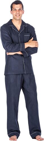 Noble Mount Mens Pajama Set - 100% Cotton Flannel Pajamas Set in Saudi Arabia