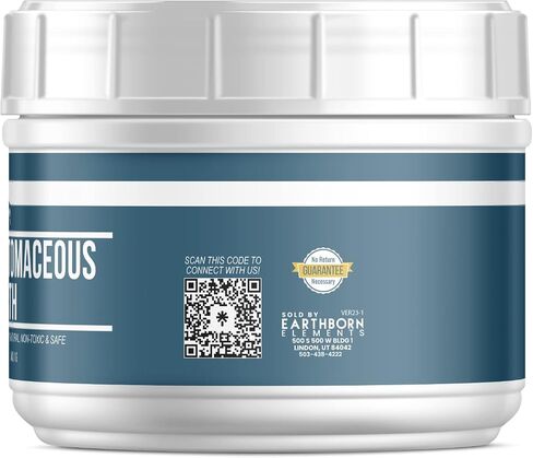 Earthborn Elements Diatomaceous Earth (12 oz), Resealable Bucket, Pure Freshwater Amorphous Silica in Saudi Arabia