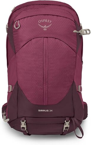 Osprey Sirrus 34L Women's Hiking Backpack, Elderberry Purple/Chiru Tan in Kuwait