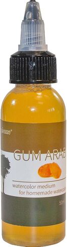 صمغ عربي 1.7 أونصة سائلة (50 مل)، ألوان مائية متوسطة، للطلاء بالألوان المائية محلي الصنع in Kuwait