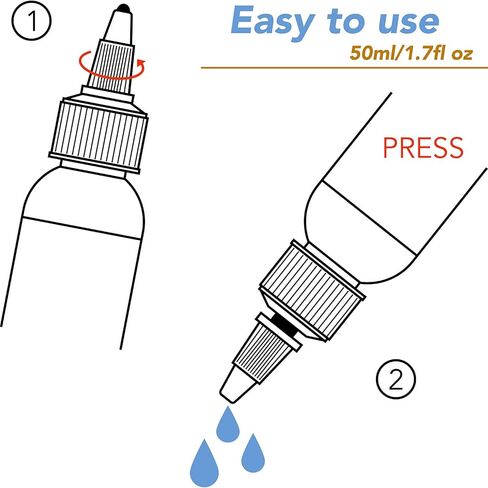 صمغ عربي 1.7 أونصة سائلة (50 مل)، ألوان مائية متوسطة، للطلاء بالألوان المائية محلي الصنع in Kuwait