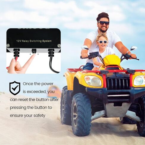 Power Panel Switching System, Briidea Plug-and-Play SAE Power Switching System, Waterproof IP67, Suitable for Ships Kayaks ATV or UTV in Saudi Arabia
