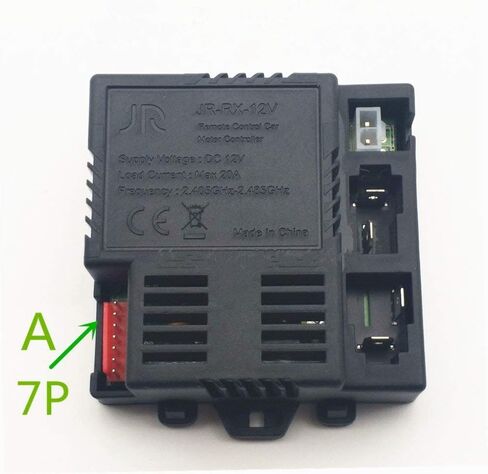 JR-RX-12V Receiver Match 2.4G Bluetooth Remote Control Accessories, Control Box Motherboard Kids Ride On Car Replacement Parts in Saudi Arabia