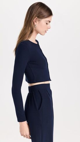 Leset Women's Lauren Crop Cardigan II in Saudi Arabia