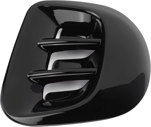 Rear Side Vent Trim, Side Air Vent Cover Trim Replacement for Fortwo/Forfour 453 2015-2021(Bright black) in Saudi Arabia
