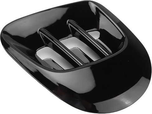Rear Side Vent Trim, Side Air Vent Cover Trim Replacement for Fortwo/Forfour 453 2015-2021(Bright black) in Saudi Arabia