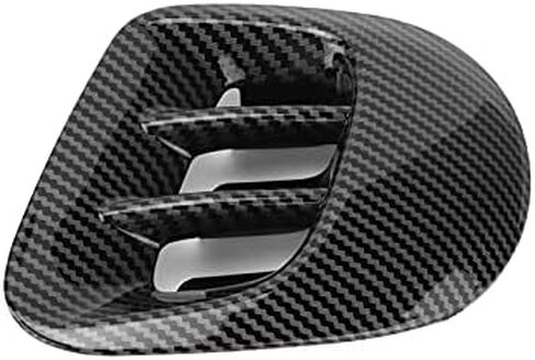 Rear Side Vent Trim, Side Air Vent Cover Trim Replacement for Fortwo/Forfour 453 2015-2021(Bright black) in Saudi Arabia