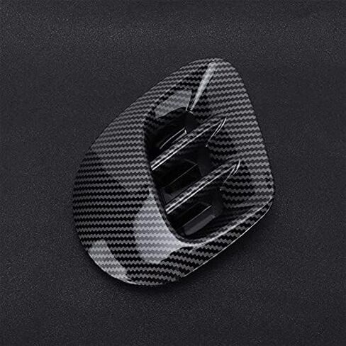 Rear Side Vent Trim, Side Air Vent Cover Trim Replacement for Fortwo/Forfour 453 2015-2021(Bright black) in Saudi Arabia