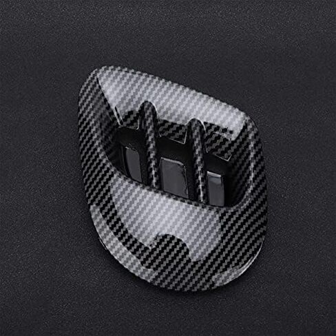 Rear Side Vent Trim, Side Air Vent Cover Trim Replacement for Fortwo/Forfour 453 2015-2021(Bright black) in Saudi Arabia