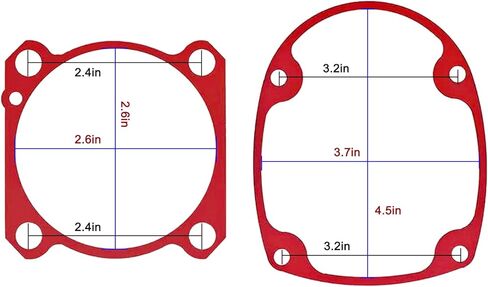 877325 و877334 استبدال حشية ما بعد البيع لجهاز تثبيت المسامير من سلسلة هيتاشي NR83 بما في ذلك NR83A، NR83A2، NR83A5، NR83AA، NR83AA5، NV83A، NV83AA، NV83A2، NV83A3، NV83A، NR83AA2، NR83AA3 (6 عبوات) in Kuwait