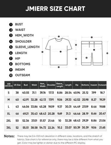 JMIERR Sweatsuit for Men 2 Piece Outfits Crewneck Summer Tracksuits Casual Stripe Short Sets in Saudi Arabia