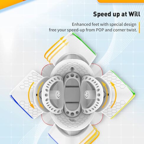 HELLOCUBE GAN Skewb M,Speed Cube Magic Cube stickerless Speed Cube Puzzle Cube Toy (32 Magnets Enhanced Version) in Kuwait