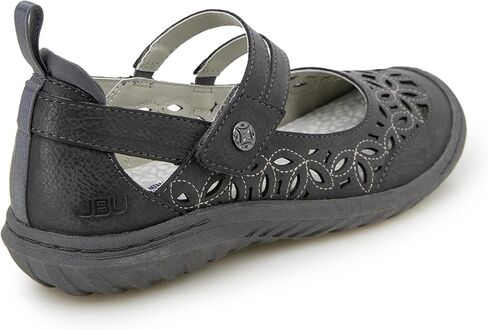 JBU Bellerose Encore Women’s Comfort Casual Classic Mary Jane Wide Flats Fashion Shoes in Kuwait