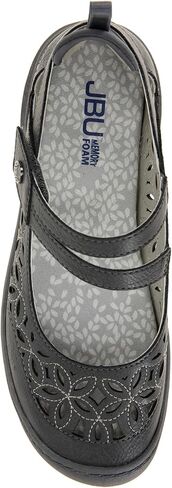 JBU Bellerose Encore Women’s Comfort Casual Classic Mary Jane Wide Flats Fashion Shoes in Kuwait