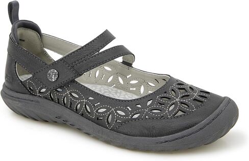 JBU Bellerose Encore Women’s Comfort Casual Classic Mary Jane Wide Flats Fashion Shoes in Kuwait