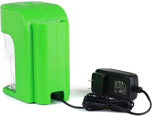 مبراة أقلام إلكترونية على طراز Office مع ميزة أمان التوقف التلقائي وحامل أقلام كبير للمنزل أو المكتب أو الفصل الدراسي - أخضر - من Office + Style، A-PS200G in Kuwait