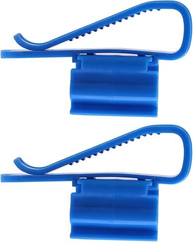 2Pcs Multifunction Tube Clip, Plastic Adjustable Fish Tank Mounting Clip Water Pipe Tube Clamp Hose Holder in Saudi Arabia