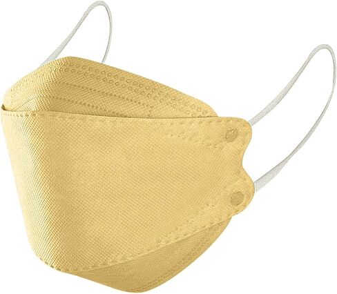YOMEESOUL Colored KF94 Face Mask for Adults Comfortable Breathable 4 Layers Fish Type Non Woven Masks for Face Protection in Saudi Arabia