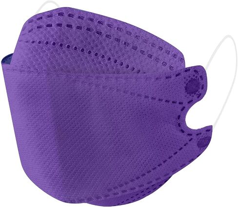 YOMEESOUL Colored KF94 Face Mask for Adults Comfortable Breathable 4 Layers Fish Type Non Woven Masks for Face Protection in Saudi Arabia