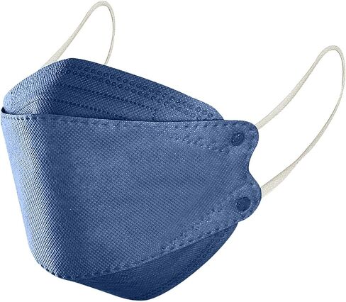 YOMEESOUL Colored KF94 Face Mask for Adults Comfortable Breathable 4 Layers Fish Type Non Woven Masks for Face Protection in Saudi Arabia
