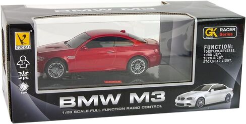 100 سيارة كلاسيكية للتحكم عن بعد، لعبة سباق رياضية RC بمقياس 1:24، متوافقة مع طراز سيارة BMW M3 للأولاد والبنات (أسود) in Kuwait