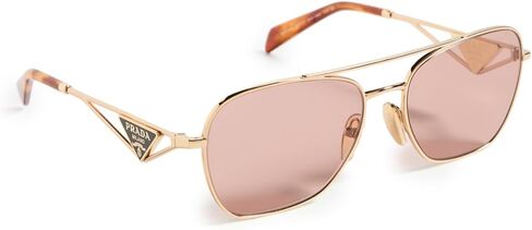 Prada Women's Triangle Logo Aviators in Saudi Arabia