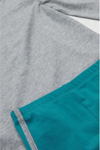 adidas Girl's Long Sleeve Swing Tee Tights Set (Toddler/Little Kid) Grey Heather 5 Little Kids in Saudi Arabia