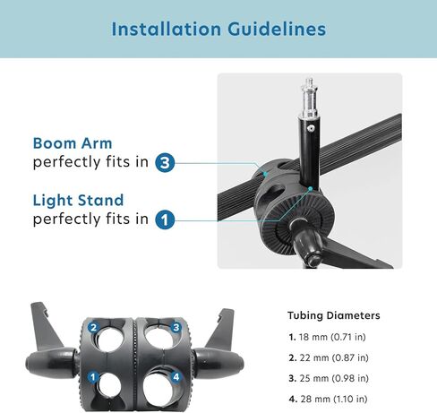 LimoStudio Photo Studio بطول 92 بوصة، حامل ذراع عاكس للإضاءة، حامل عاكس، ذراع بوم، حامل خفيف، حقيبة رمل، مشبك محول يربط ذراع الذراع بالوقوف، AGG812 in Kuwait