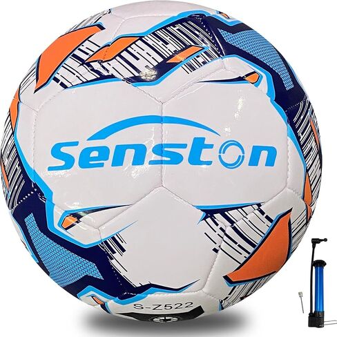 كرة قدم سينستون مقاس 5 الرسمية مع مضخة - كرة قدم لمباراة التدريب للبالغين والصغار للأطفال in Kuwait