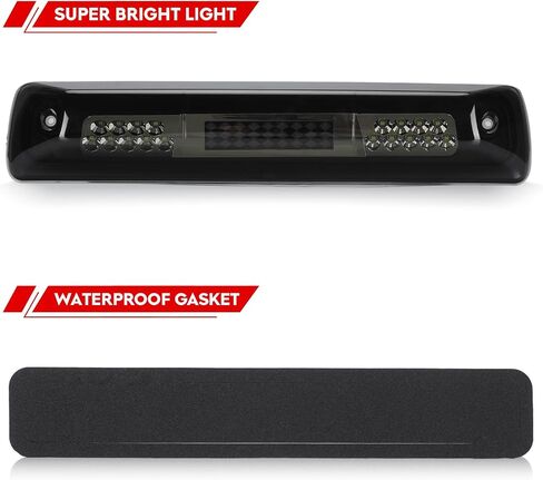 Tresound 3rd Third Brake Light for 2004-2012 Chevy Chevrolet Colorado/GMC Canyon Cargo Light High Mount LED Tail Lamp (Red Lens) in Saudi Arabia