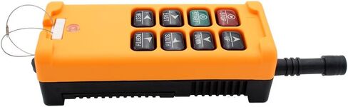 creatorele 8 Key Industrial Remote Control Wireless Hoist Crane Push Button Switch 1 Transmitter +1 Receiver (AC/DC 12-24V) in Saudi Arabia