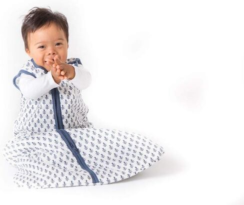 بطانية Malabar Baby من القطن العضوي خفيفة الوزن وقابلة للارتداء، TOG 0.6 كيس نوم للأطفال حديثي الولادة، للجنسين، أخضر، متوسط ​​(6-18 شهرًا) in Kuwait