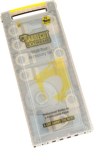 31 × مجموعة SabreCut BB_SCK31 Premium OMT Mix Blades Case لـ Fein SuperCut وFestool Vecturo فقط (غير StarLock) ملحقات الأدوات المتعددة المتأرجحة in Kuwait