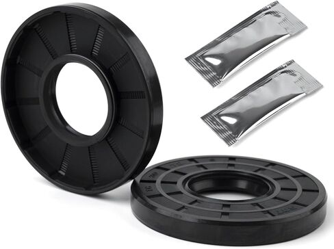 XIKE 2PCS Oil Seal, Lip Seals TC 17mm x 28mm x 5.5mm Nitrile Rubber Cover Double Lip with Spring,Oil Shaft Seal Fit for Bearing Shaft in Kuwait