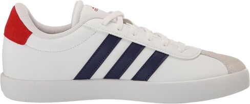 adidas Vl Court 3.0 Lace-Up Sneaker, White/Dark Blue/Better Scarlet, 11.5 US Unisex Little Kid in Saudi Arabia
