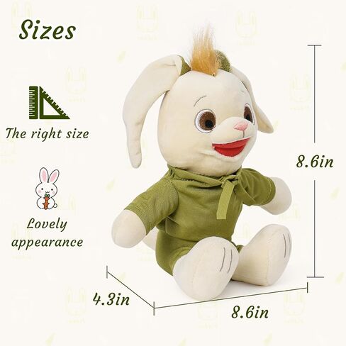 KELCIO Rabbit Plush Toys Cute Stuffed Animal for Boys and Girls Unisex Baby Gifts Soft Bunny Plush Doll Toy 9 Inch in Saudi Arabia