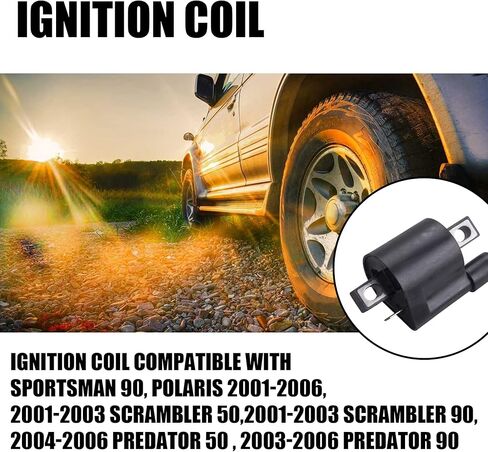 ملف إشعال MWMNUN متوافق مع 50cc Polaris Scrambler 90cc Polaris 90cc Sportsman، Predator 50cc 90cc وATV in Kuwait
