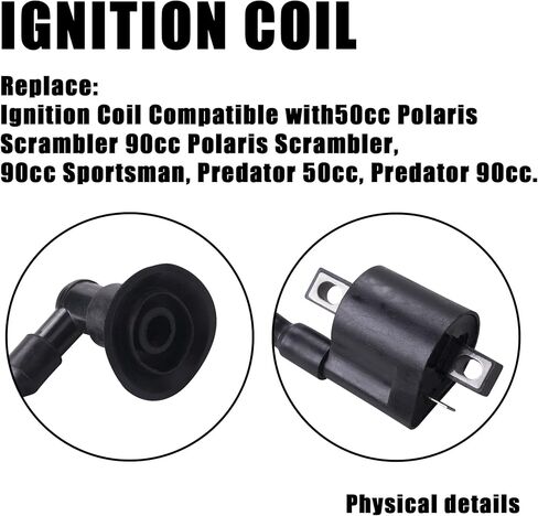 ملف إشعال MWMNUN متوافق مع 50cc Polaris Scrambler 90cc Polaris 90cc Sportsman، Predator 50cc 90cc وATV in Kuwait