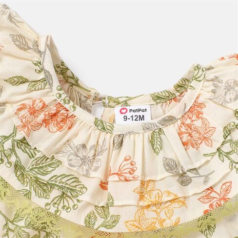 Baby Girl 100% Cotton Lace Detail Ruffled Sleeveless Dress in Saudi Arabia