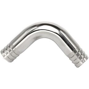 Fit Tube I.D Hose Barbed 304 Stainless Steel Sanitary 90 Degree Elbow And Tee WayPipe Fitting(Bronze Yellow,25mm) in Saudi Arabia