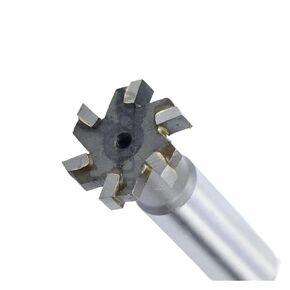 Alloy T-Slot Milling Tool - Tungsten Steel Rough Inserted Straight Shank for Keyway Endmills - 1PCS(25x4x12x90x6T) in Kuwait