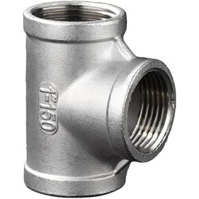 （DN8-DN50）male+male+Female Threaded 3 Way Tee T Pipe Fitting BSP Threaded 304 Stainless Steel(F x F x F,1/2") in Saudi Arabia